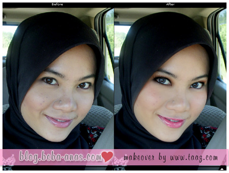 before and after make over