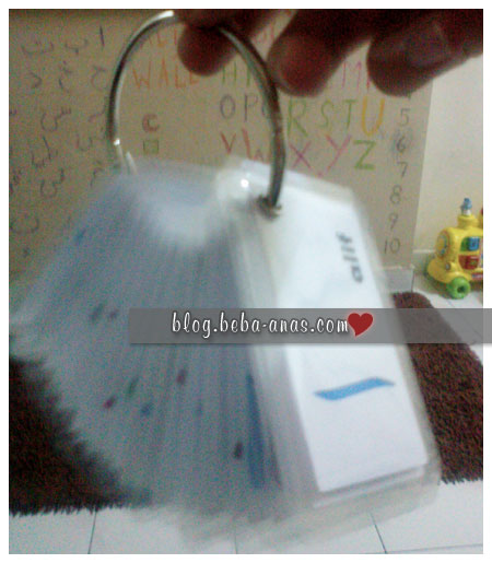 alif ba ta - diy flash card