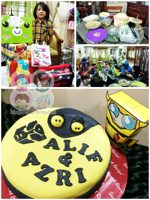 bumblebee theme birthday for alif and azri