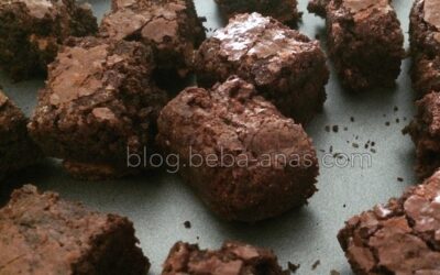 (Resepi) Chocolate Brownies Tersedap dan Senang Sesangat.