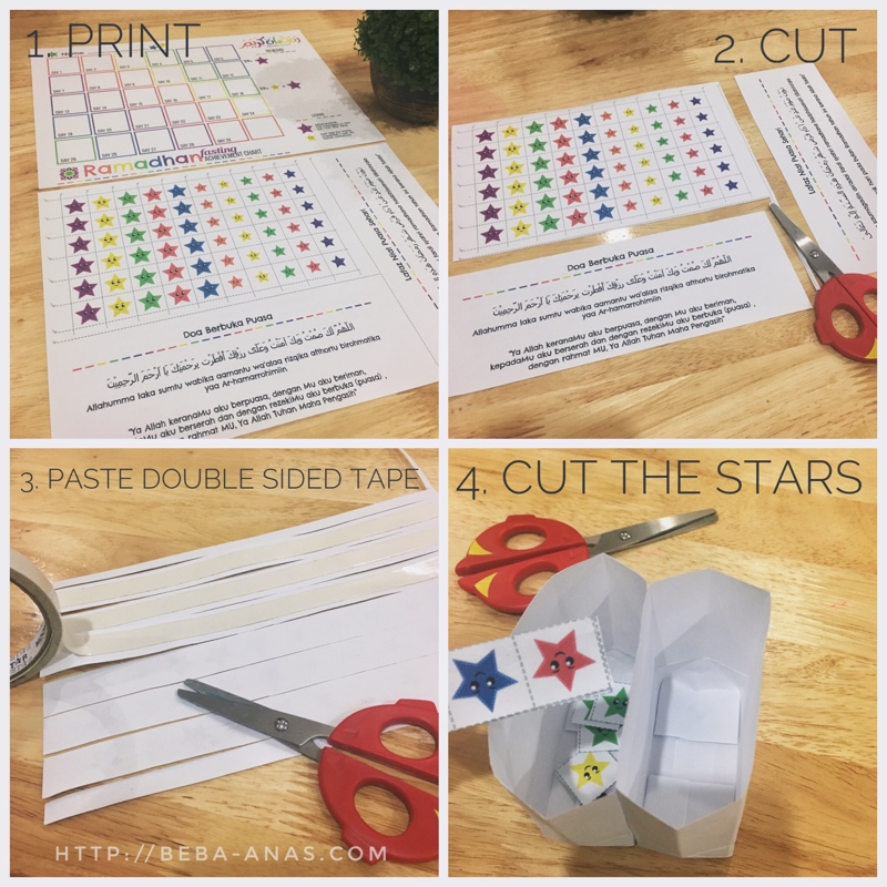free print reward chart puasa