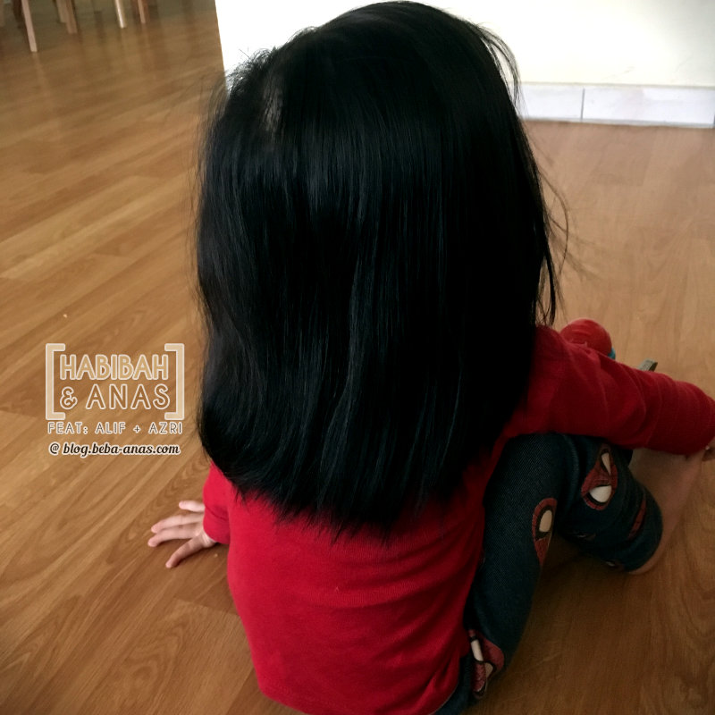 azri - rambut sebelum